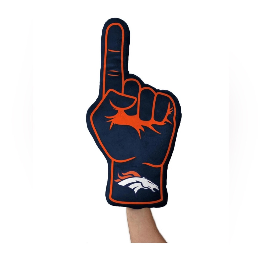 Denver Broncos plush pillow Finger NEW.